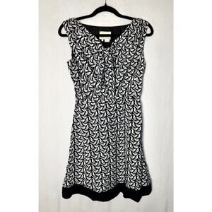 Kate Spade Black and White Bird Dress Size 2